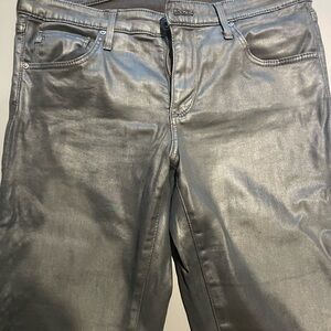 AG Adriano Goldschmied Shiny Black Legging Jeans
